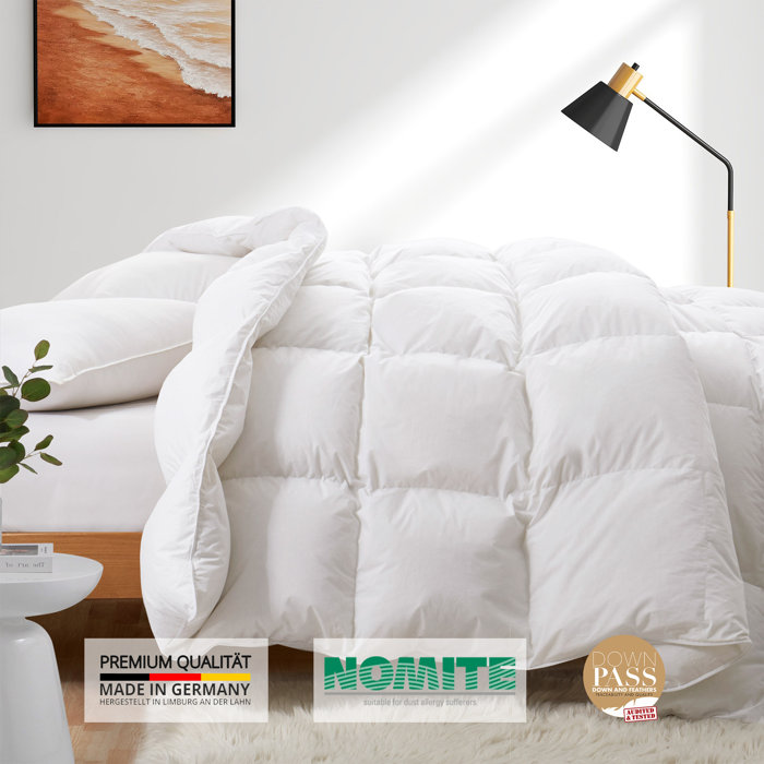 Puredown 800in³/oz Fill Power Winter Goose Down Comforter & Reviews